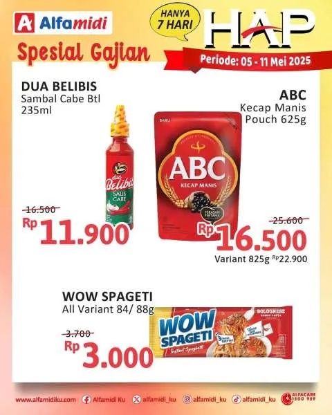 Promo Alfamidi Hemat Satu Pekan Periode 5-11 Mei 2025