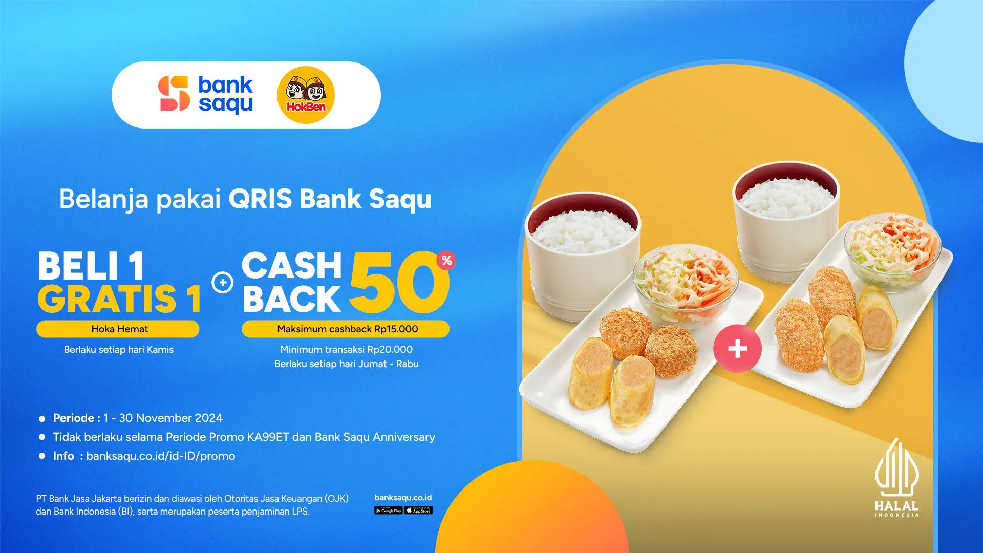 Promo Hokben x Bank Saqu