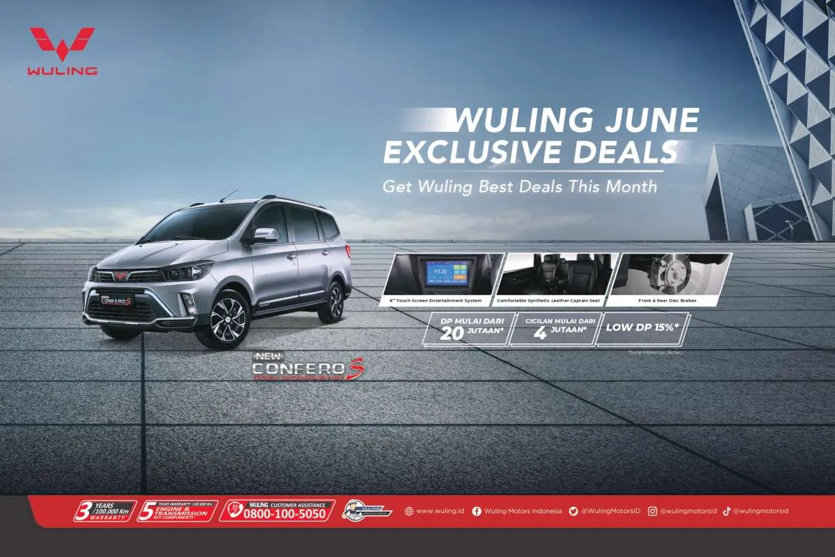 Wuling Hadirkan Promo Spesial Wuling June Exclusive Deals di Pertengahan Tahun