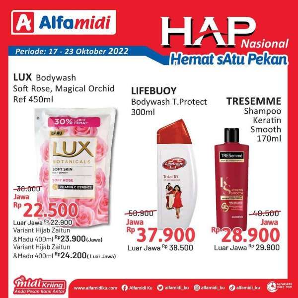 Katalog Promo Alfamidi Hemat Satu Pekan Periode 17-23 Oktober 2022