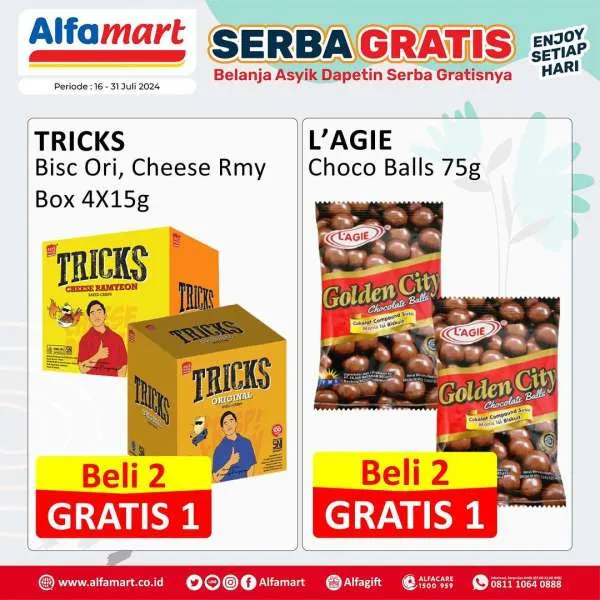 Promo Alfamart Serba Gratis 16-31 Juli 2024