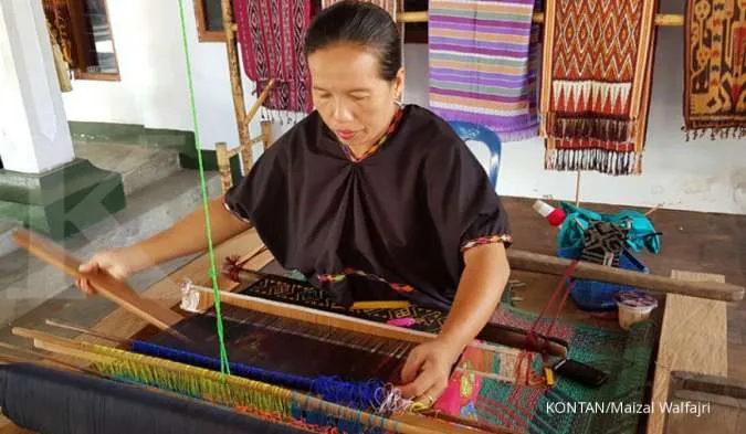 Kain tenun Lombok