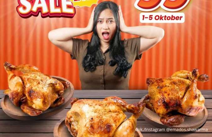 Cuma Rp 99K Dapat 3 Ekor Ayam? Promo Emado's Crazy Sale 1-5 Oktober 2025