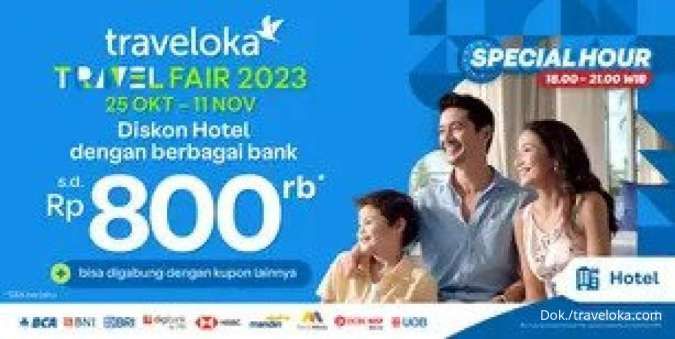 Gunakan Promo Traveloka Travel Fair 2023, Diskon Hotel Berbagai Bank Rp 800.000