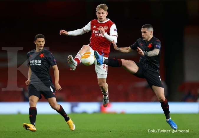 Arsenal vs Slavia Praha di Liga Europa: The Gunners tertahan oleh skuad Praha 1-1