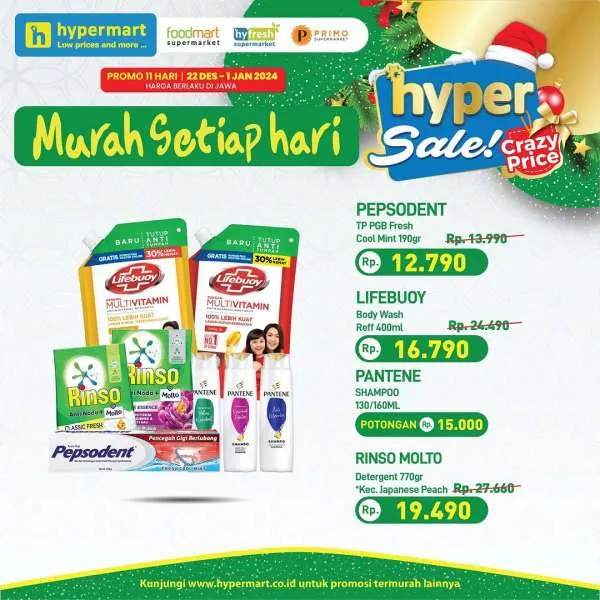 Promo JSM Hypermart Hyper Diskon Weekend Periode 22-25 Desember 2023