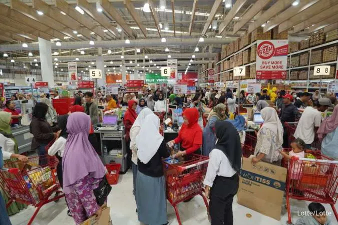 Lotte Mart Wholesale Serang Tampil Baru, Ada Promo Belanja dan Bonus Poin