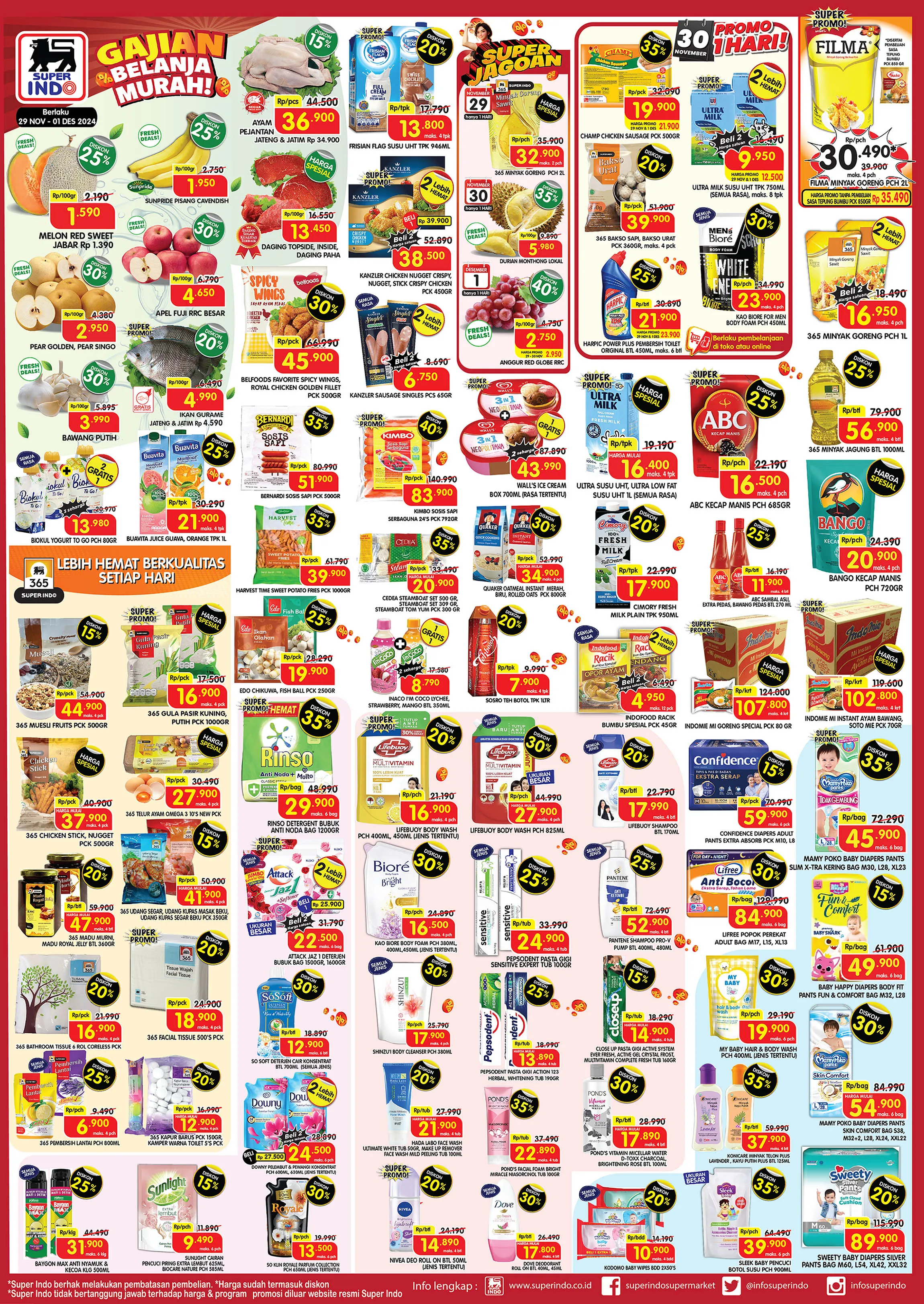 Promo JSM Superindo Weekend 29 November-1 Desember 2024