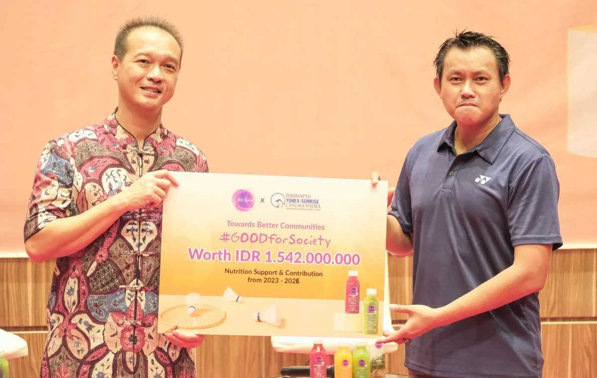 Dukung Atlet Bulutangkis Indonesia, Re.juve Berkolaborasi Bersama Candra Wijaya IBC