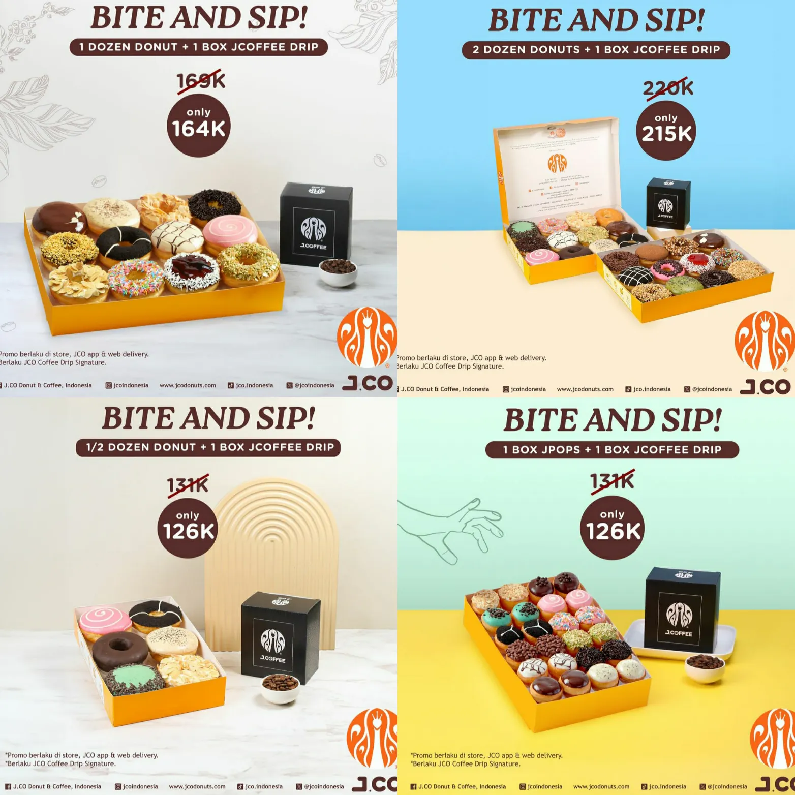 Promo J.CO Bite and Sip