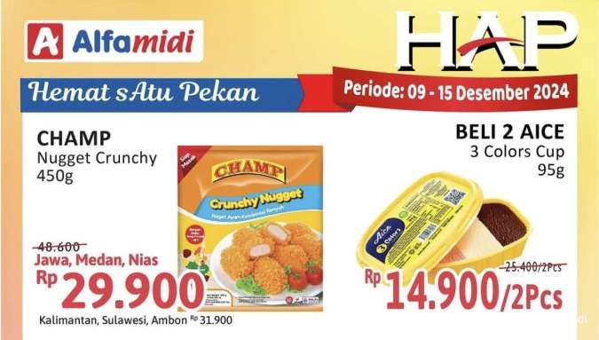 Katalog Promo Alfamidi Hemat Satu Pekan Periode 9-15 Desember 2024, Cek di Sini!