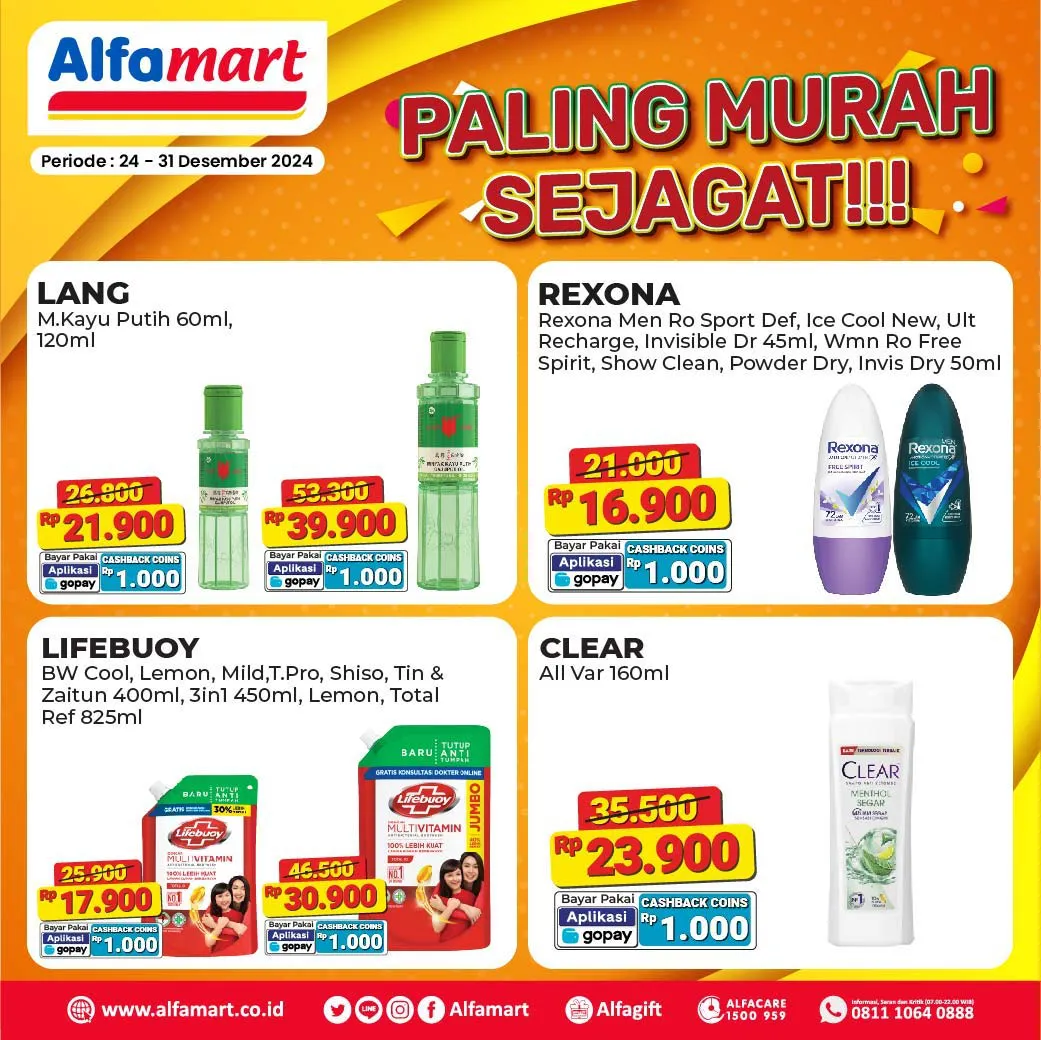 Promo Alfamart Paling Murah Sejagat Periode 24-31 Desember 2024