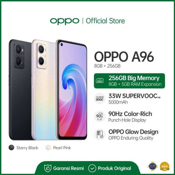 Harga HP OPPO A96 Turun, Ini Daftar Lengkap dan Spesifikasinya