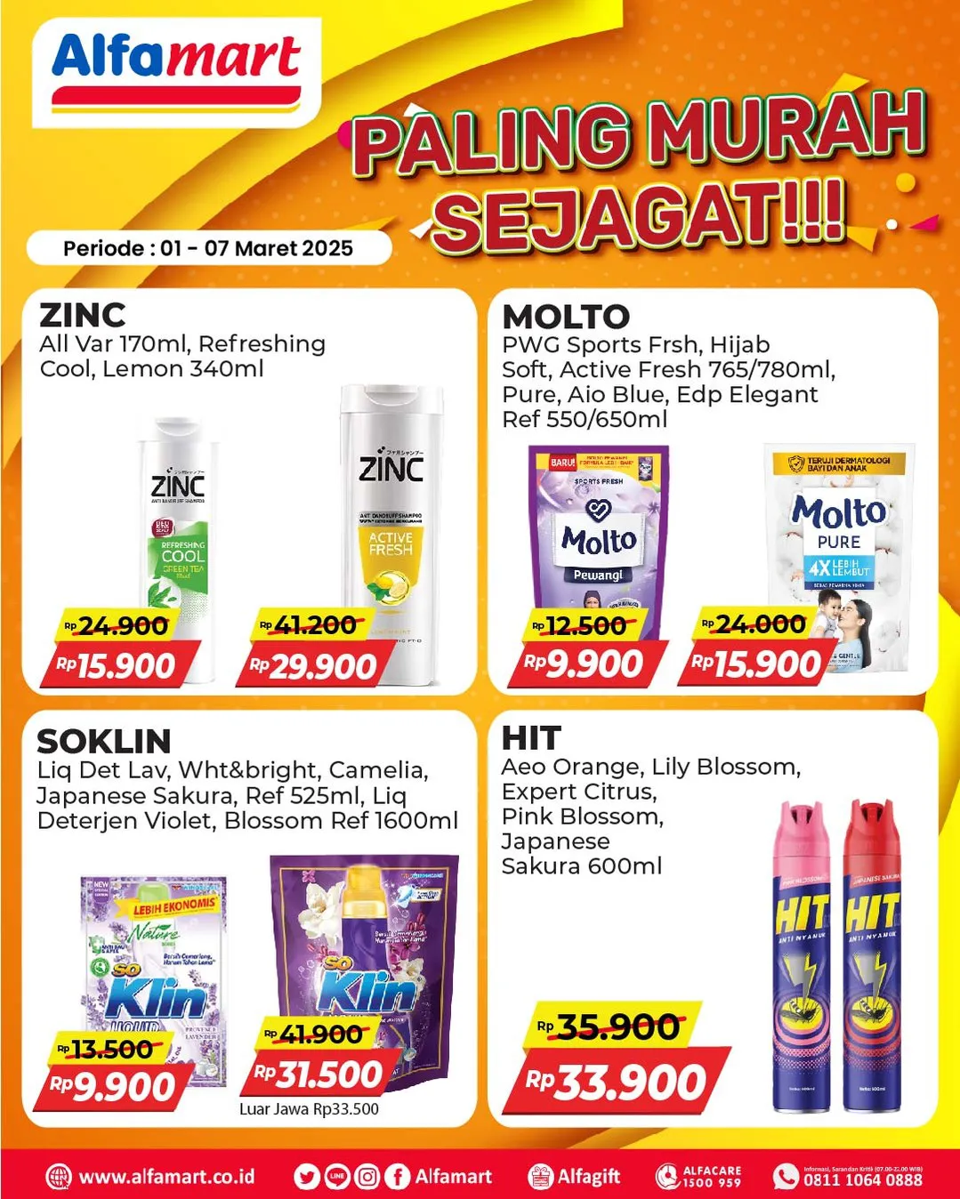 Promo Alfamart Paling Murah Sejagat Periode 1-7 Maret 2025