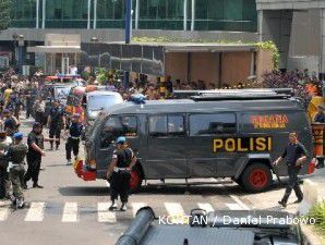 Gegana ledakkan bom di kantor BNN