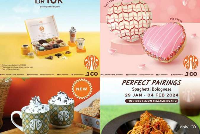 Promo Terbaru J.CO Valentine 2024, Seri Donat Love Struck Delight Bentuk Hati