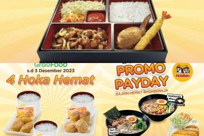 Hokben Promo Payday November 2023, Gratis Chicken Katsu-Diskon Bento Special