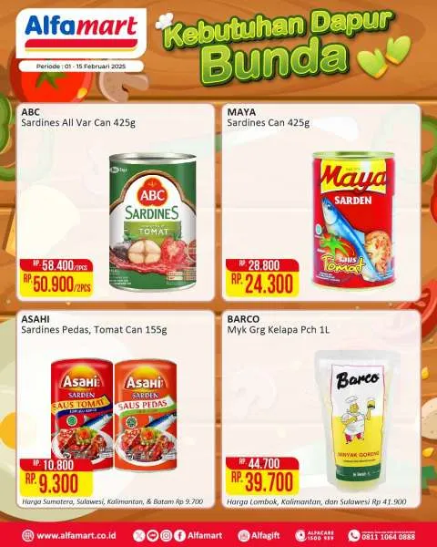 Promo Alfamart Kebutuhan Dapur Periode 1-15 Februari 2025