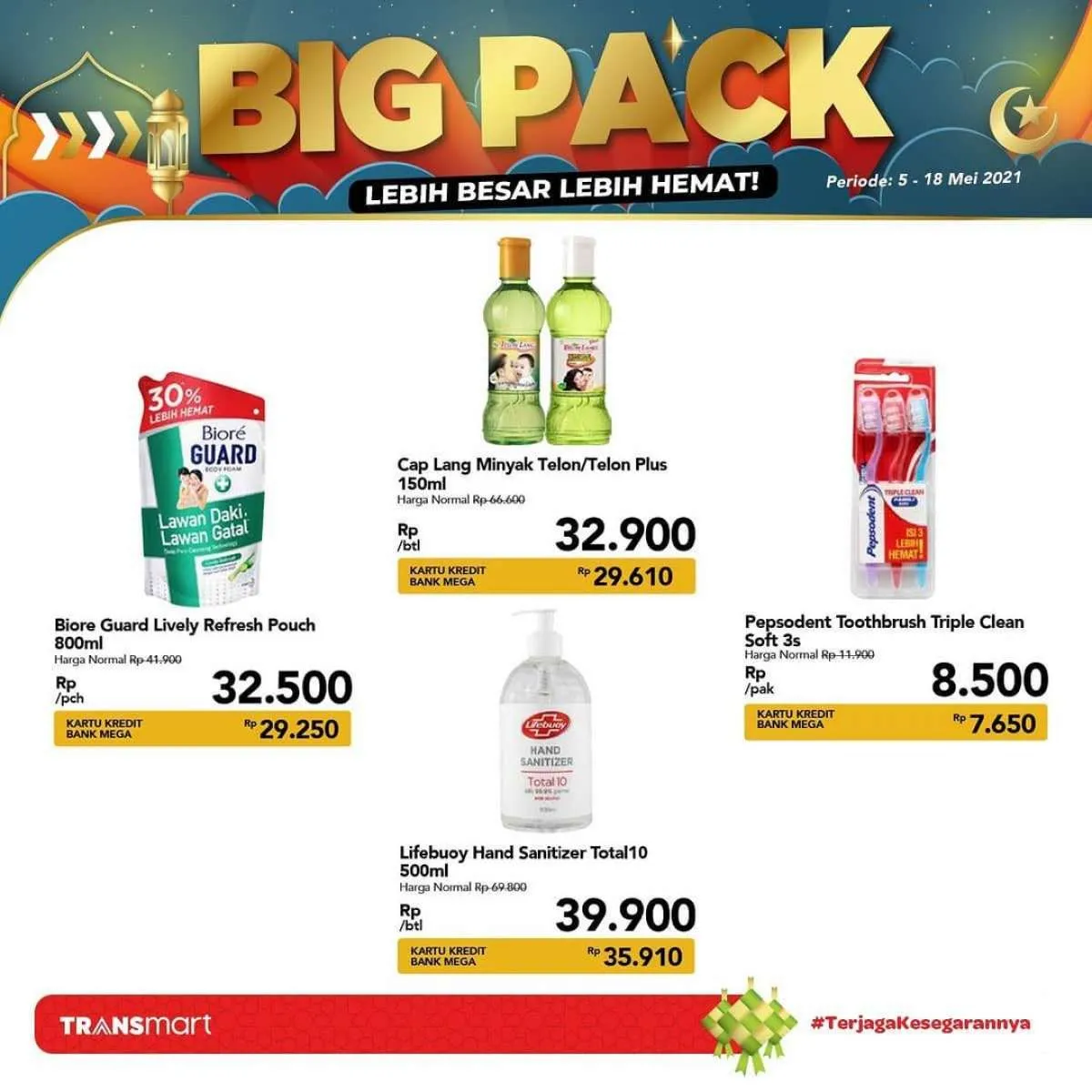Cek promo Transmart Carrefour 14 Mei 2021, penawaran Big Pack di akhir pekan!
