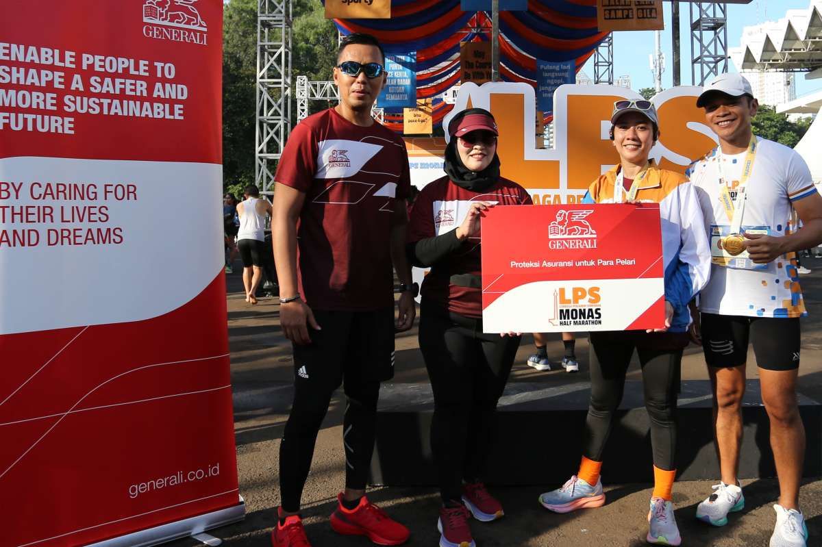 Generali Lindungi Pelari LPS Monas Half Marathon 2024