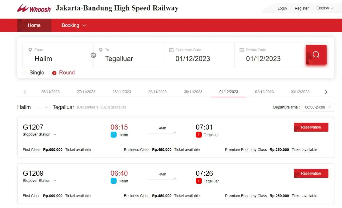 Berlaku Desember, Tiket Akhir Pekan Whoosh Naik Jadi Rp 250.000