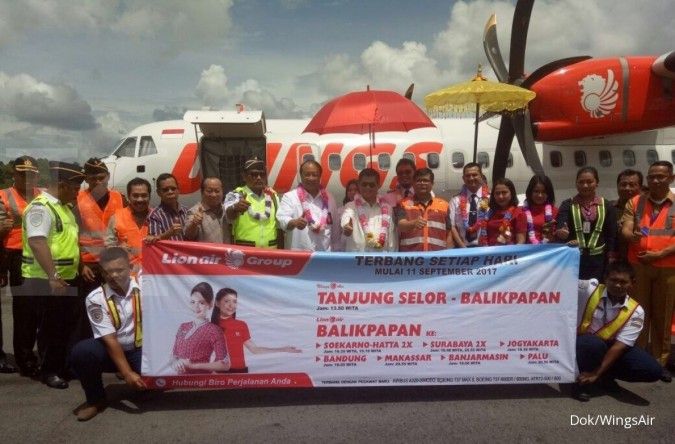 Wings Air buka rute Balikpapan-Tanjung Selor PP