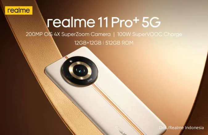 Intip Spesifikasi & Harga HP Realme 11 Pro+ 5G yang Rilis di Indonesia 18 Juli