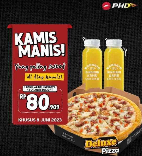 Promo Pizza Hut Delivery Kamis Manis 