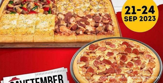 Promo Pizza Hut Terbaru di Bulan September 2023, Gratis Pizza Hingga Akhir Pekan Ini!