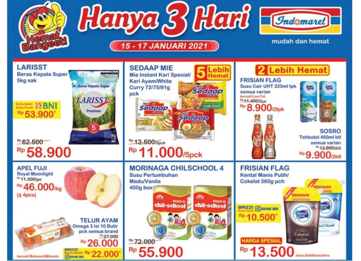 Promo JSM Indomaret 16 Januari 2021, diskonan weekend lagi!