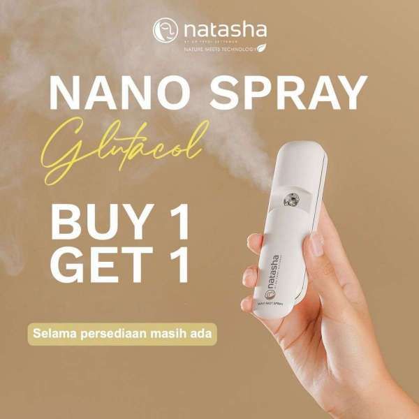 Promo Nano Spray Glutacol Beli 1 Gratis 1 dari Natasha Skincare, Berlaku Terbatas