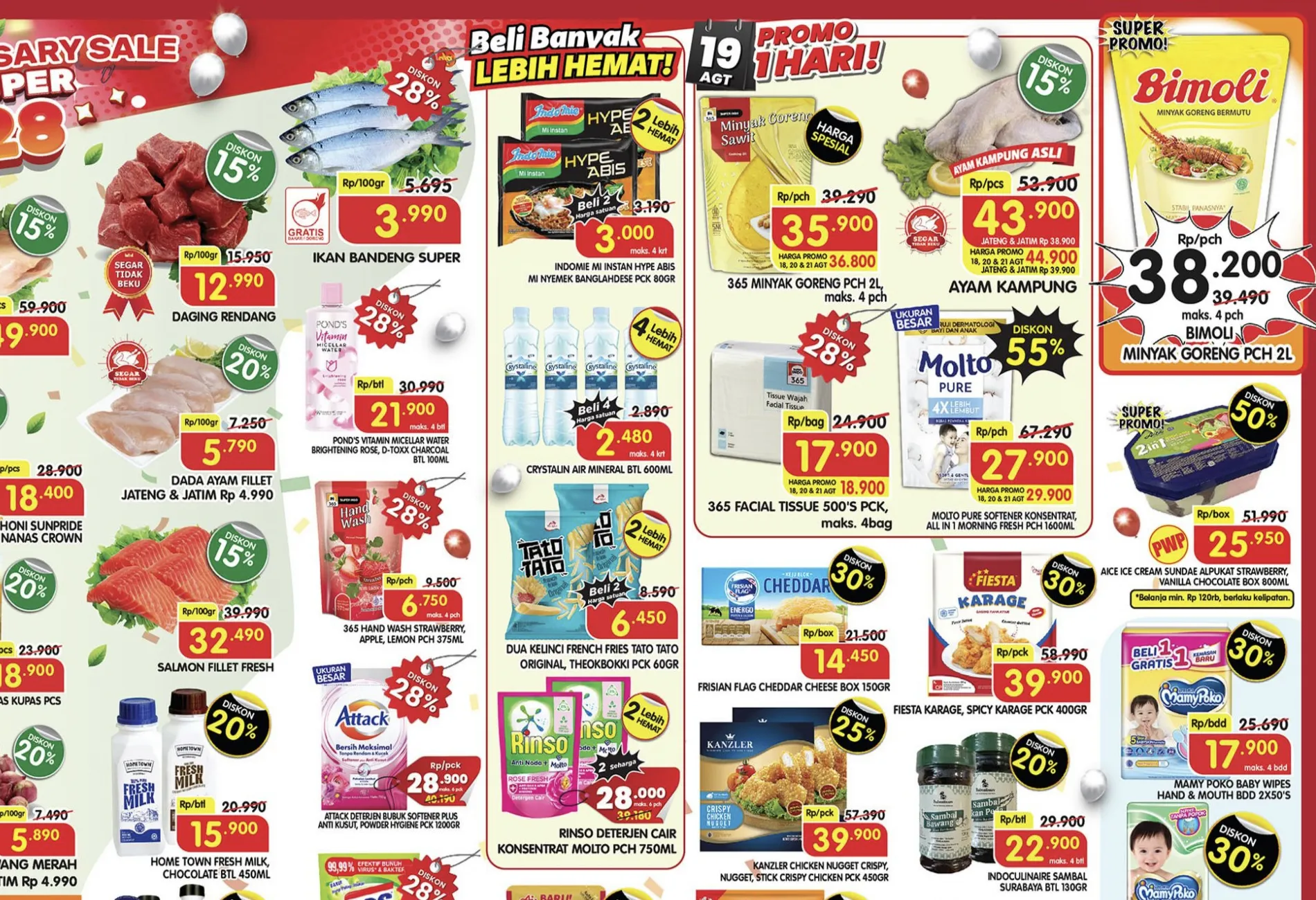 Promo Superindo Weekday Periode 18-21 Agustus 2025