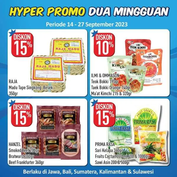 Promo Hypermart Dua Mingguan Periode 14-27 September 2023
