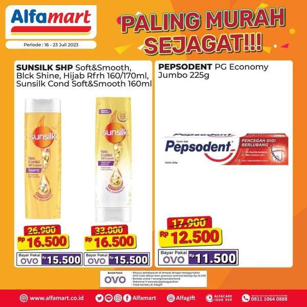 Katalog Harga Promo Alfamart Terbaru 16-23 Juli 2023