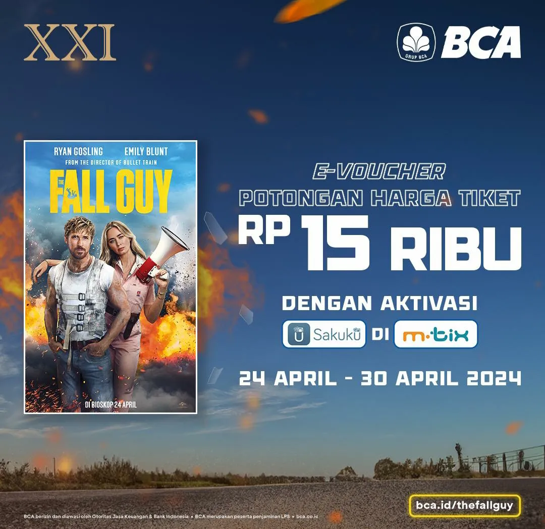 Promo BCA di Cinema XXI film The Fall Guy