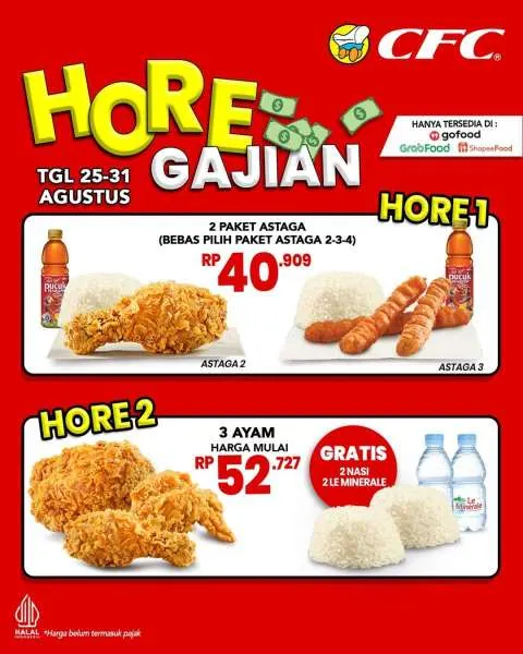Promo CFC Hore Gajian Agustus 2025