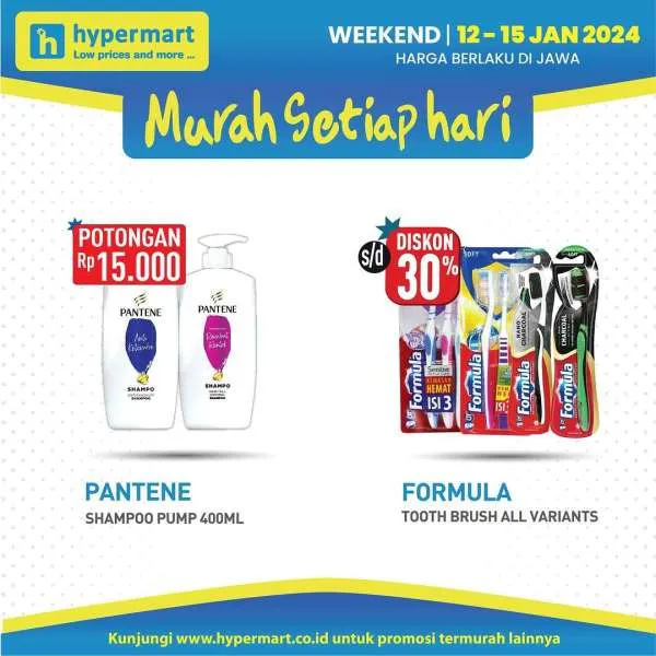 Promo JSM Hypermart Hyper Diskon Weekend Periode 12-15 Januari 2024