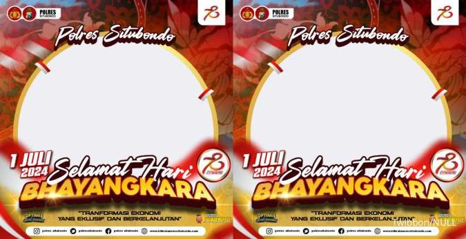 35 Twibbon Hari Bhayangkara 2024, Diperingati Setiap 1 Juli 