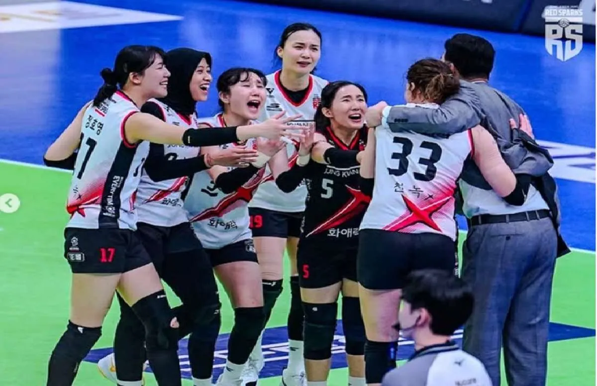 Jadwal Red Spark di Liga Voli Korea Bulan Maret & Klasemen Tim Megawati Hangestri