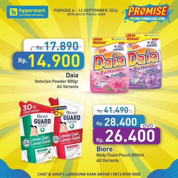 Promo Hypermart Mingguan 6-12 September 2024