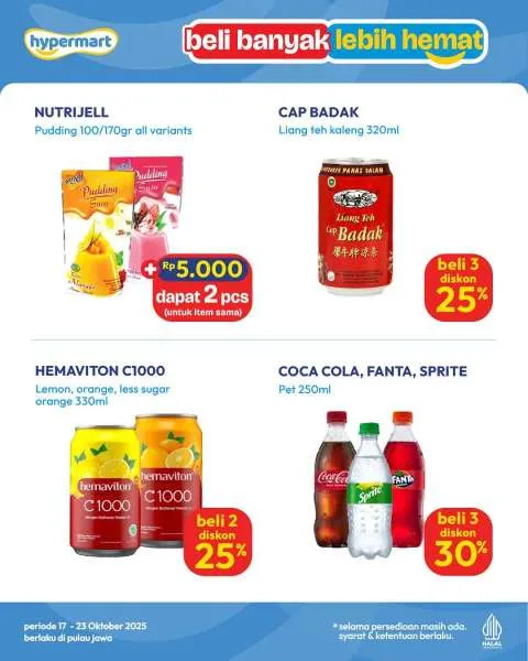 Promo Hypermart Beli Banyak Lebih Hemat Periode 20-23 Oktober 2025