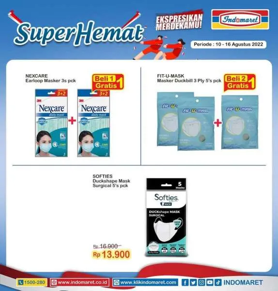 Promo Indomaret Super Hemat Periode 10-16 Agustus 2022