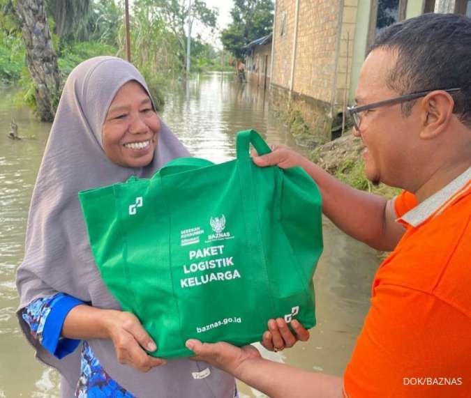 BAZNAS Siapkan 8.100 Paket Logistik dari Sedekah Konsumen Alfamart untuk Sumatera