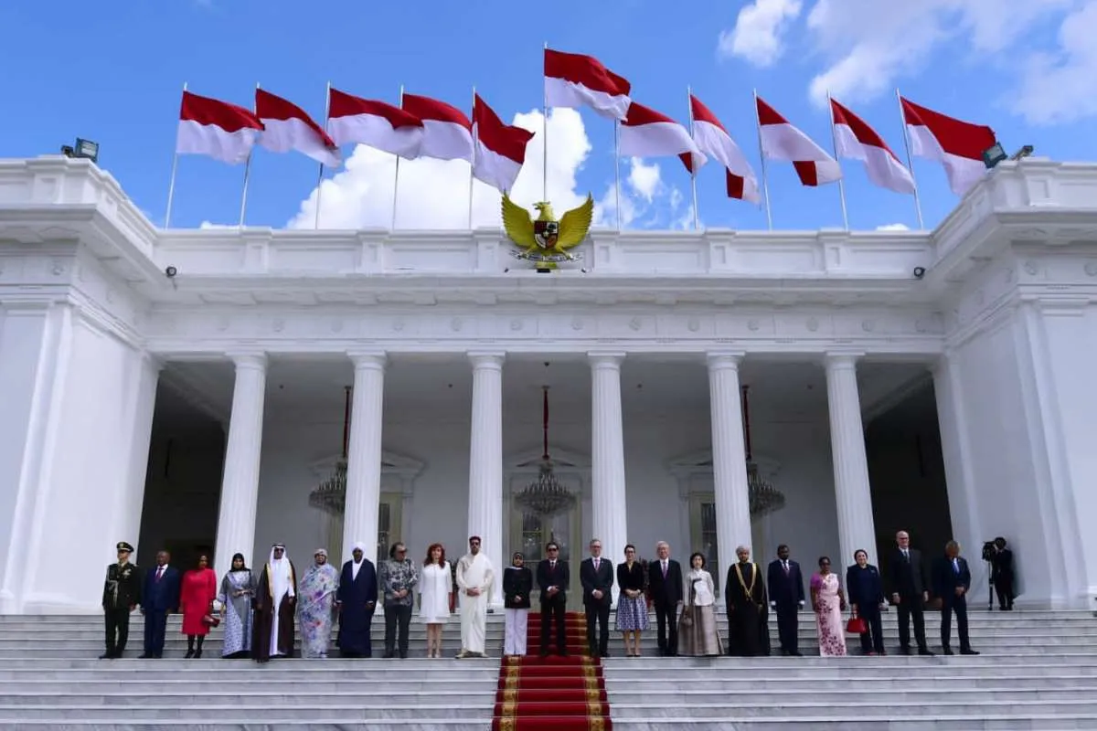 Presiden Jokowi Terima Surat Kepercayaan dari 11 Duta Besar Negara Sahabat