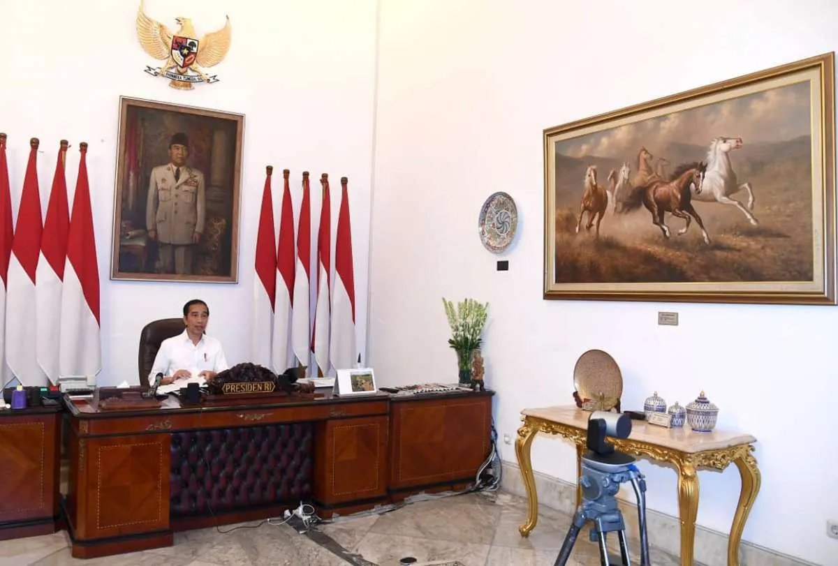Kenormalan baru, Istana mulai gelar rapat terbatas dengan tatap muka