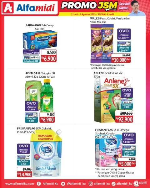 Promo JSM Alfamidi Hanya 4 Hari Periode 31 Juli-3 Agustus 2025