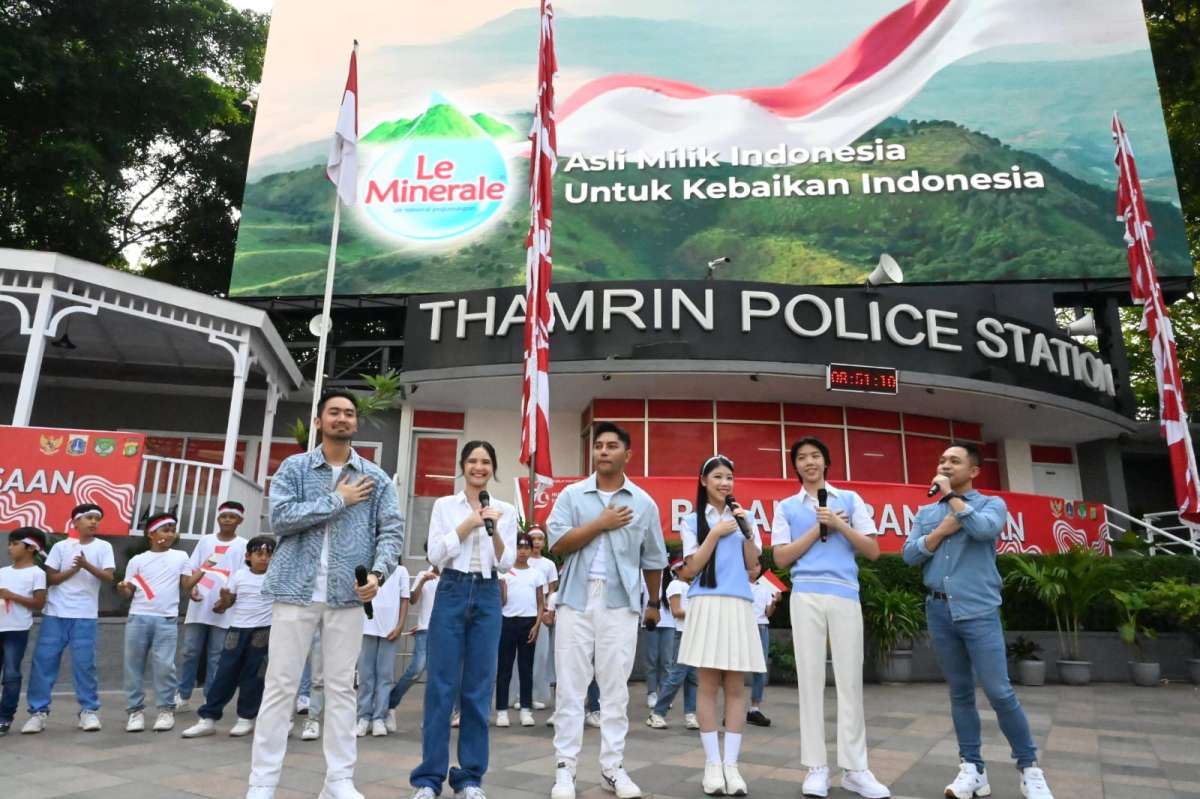 Le Minerale Gelar Lagu Nasional Bersama di Ajang CFD Jakarta