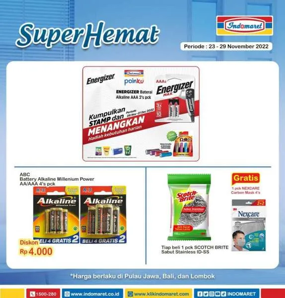 Promo Indomaret Super Hemat Periode 23-29 November 2022