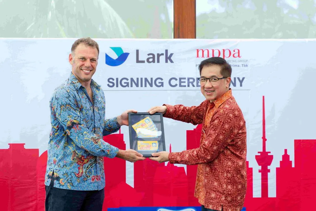 MPPA Gandeng Lark untuk Transformasi Digital Operasional Ritel Hypermart