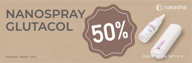 Promo Natasha Nano Spray Diskon 50%, Berlaku hingga Akhir Maret 2022